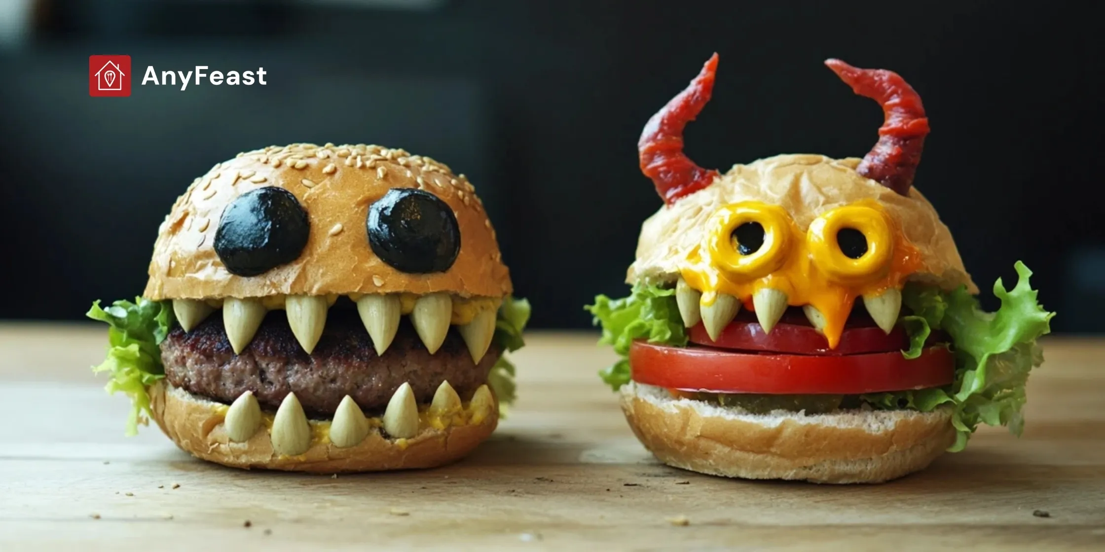 Mini Monster Burgers: A Spooky Treat for Halloween